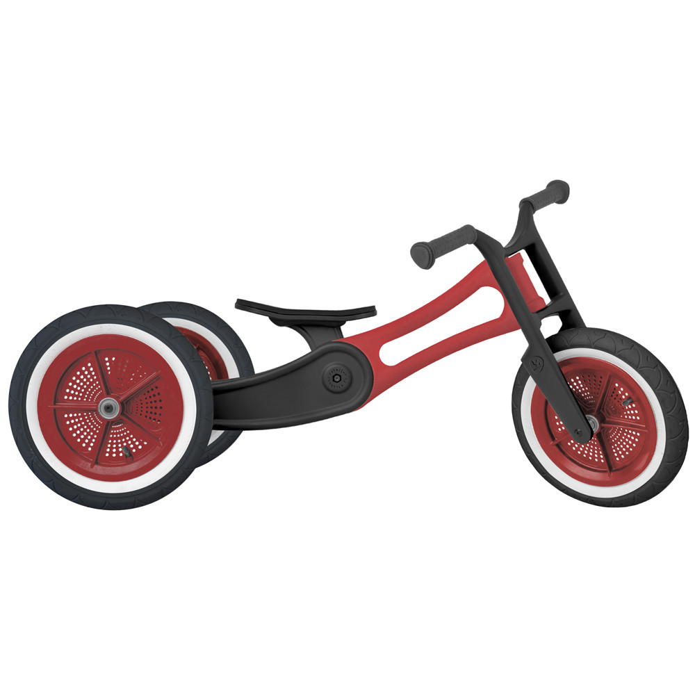 Wishbonebike RE2 Red stand 1: lage driewieler